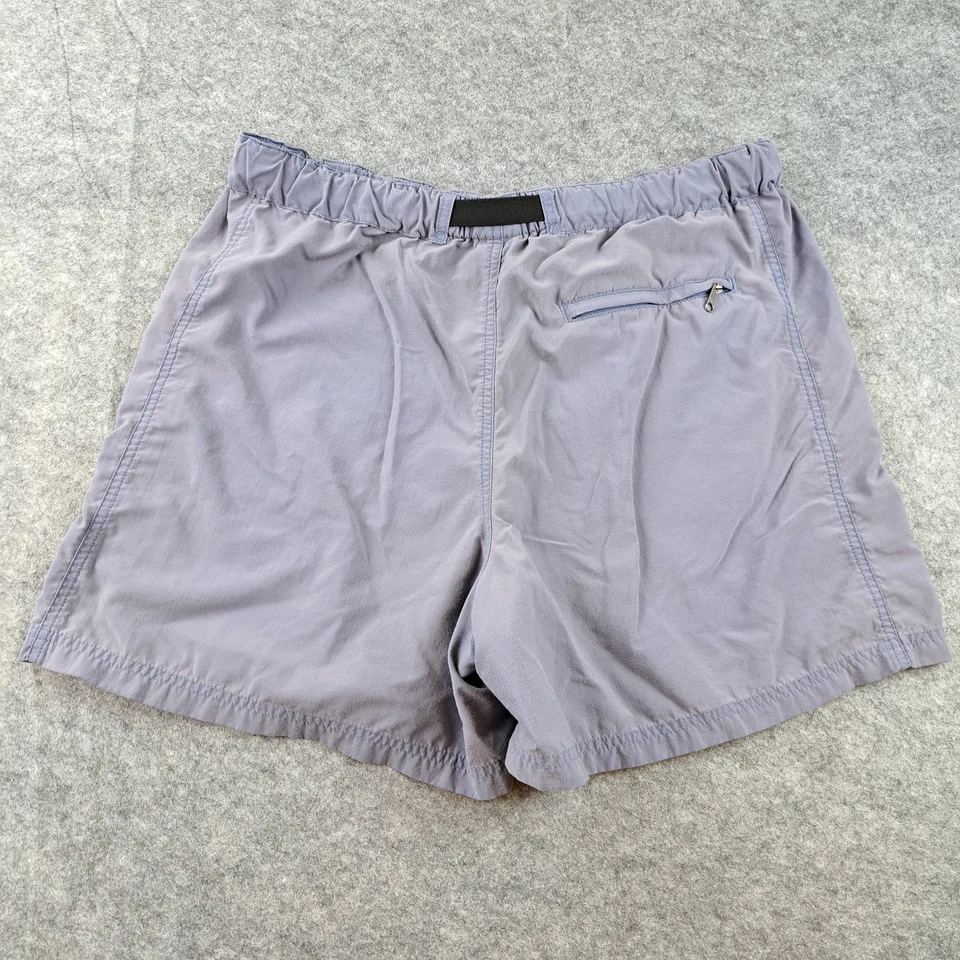 复古巴塔哥尼亚短裤女式大号紫色尼龙腰带户外远足 — 第 3/4 张图片