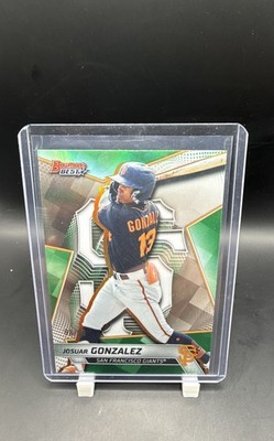 2025 Bowman's Best - Top Prospects Josuar Gonzalez #TP-13 Green Refractor /99...