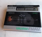 For Parts Sony Walkman WM-F15 Cassette AM/FM Player - As-Is