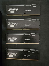 Kingston RAM Speicherkit FURY Beast RGB - 64GB (4 x 16 GB) - DDR5