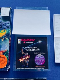 BC Racers Panasonic 3DO 100% CIB Complete Insert Registration Manual Longbox