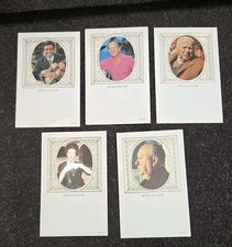 Benham Silk Postcard FDC "British Film Year" Set Of 5 1985 Unposted. Ltd Ed.