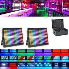 200W RGBW 768LED Wall Wash Light Strobe DMX Stage DJ Beam Light Party Show+Case