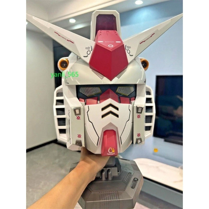 Gundam RX-78-2 Cosplay Usable Casco Máscara Control Táctil LED Ojos Juegos con disfraces Accesorios Foto 3 de 4