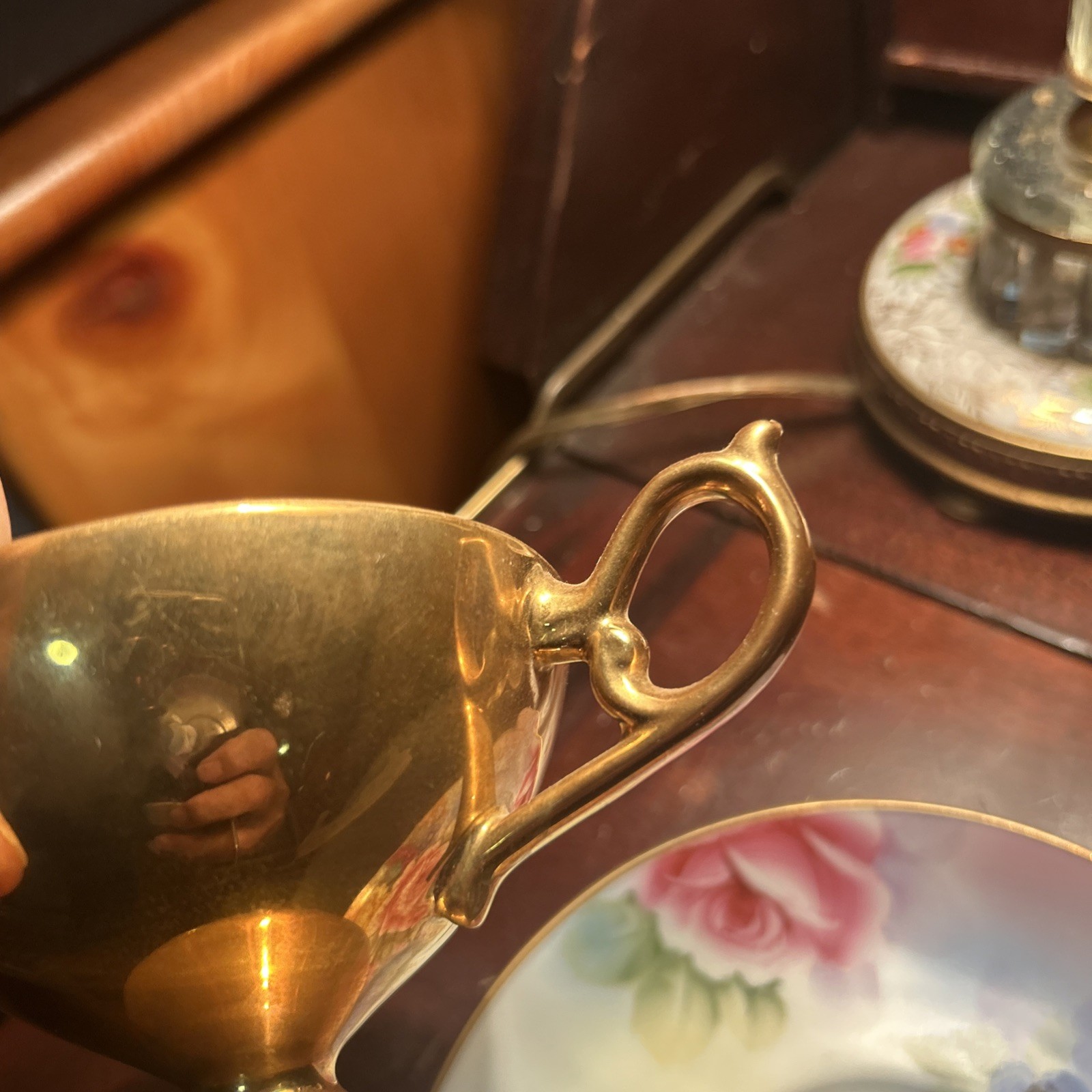 Vintage Japan Hand Painted Romero Chian Coffee Pot