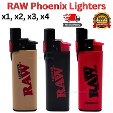 RAW Phoenix Refillable Premium Lighter with Built-in Poker Stick & Windshield UK