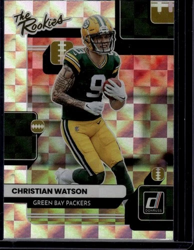 2022 Donruss The Rookies #TR-19 Christian Watson Green Bay Packers