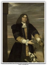 Portrait of Jan van Gelder (1647-73) naval captain and stepson of Michiel Ariaen