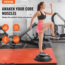 Half Exercise Ball Trainer, 26 inch Balance Ball Trainer, 1500lbs Capacity Stab