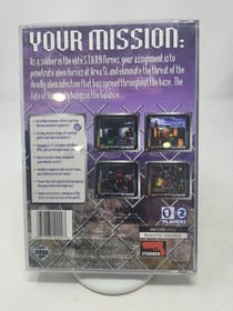 Area 51 - Sega Saturn - 1996 - Authentic Complete CIB w/ Manual Reg Card