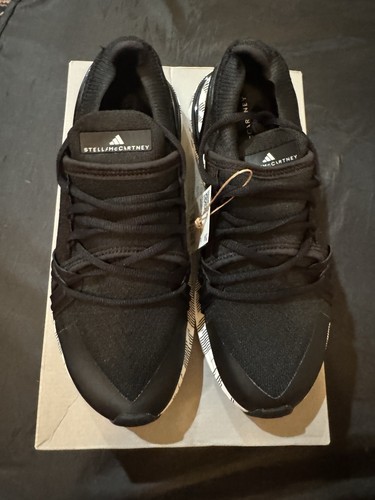 Women Adidas x Stella McCartney Ultraboost 20 Core Black Sneakers IH0087 Sz 9.5