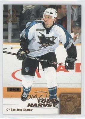 1999-00 Pacific Omega Gold 99/299 Todd Harvey #206 1y7
