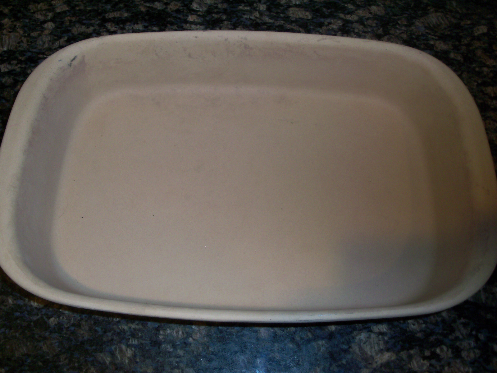 PAMPERED CHEF 1430 STONEWARE 9 X 13 RECTANGULAR BAKER DISH CASSEROLE PAN MY 183