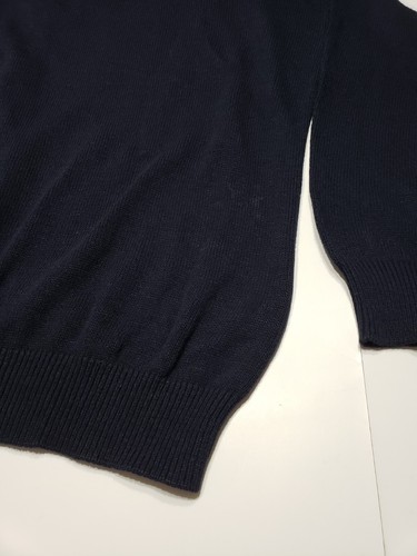 Vintage United Center Security Chicago Bulls Blackhawks Knit V Neck Sweater Rare - Picture 8 of 10