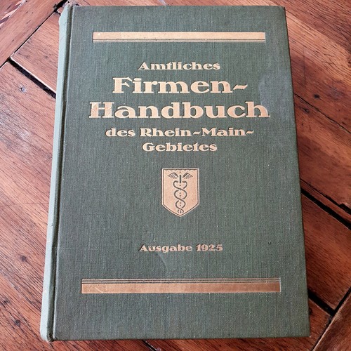 Adressbuch: amtl. Firmen-Handbuch Rhein-Main-Gebiet 1925 Hessen Mainz Top RAR - Bild 4 von 12