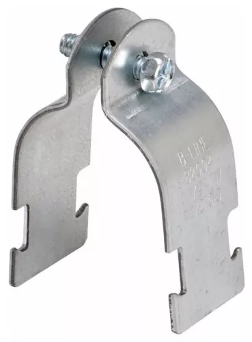B-Line B2011-AL, 1-1/4", 600 Lb Load, Aluminum, Pipe/Conduit Clamp, 1 pc