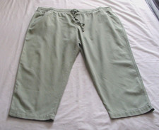 GAP Light Sage Green Pull-On "EASY Pant" CROP Pant Sz 2XL 24.5 Inch Inseam