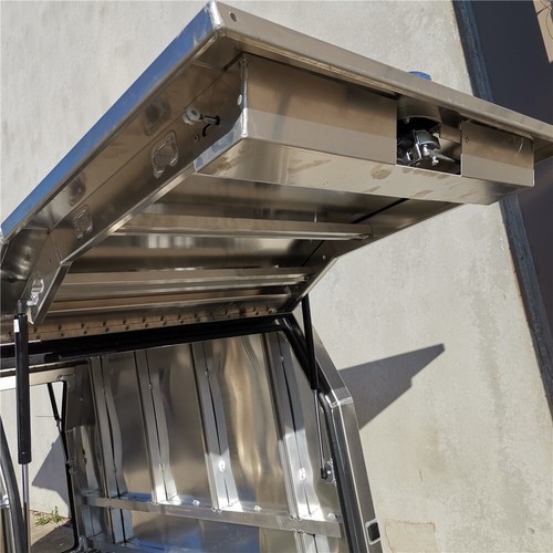 【LC79 CANOPY!】Alloy 1200 x 1770 x 1000 mm Flat Plate Gullwing Ute LC79 Canopy - Picture 9 of 15