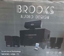 Brooks Audio Design Home Theater System BA-71, never used.