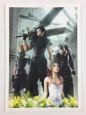 Lithographie Crisis Core Final Fantasy VII - Artwork 2008 Square Enix, Comme Neuve