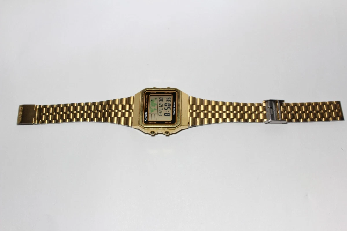 Gold casio watch ebay sales