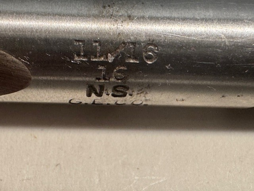 MADE USA - VINTAGE P & W 3 FLUTE 11/16" - 16 NS HS 30 TAP - NEW / OPEN BOX - Picture 4 of 8