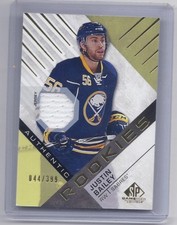 16-17 2016-17 SP GAME USED JUSTIN BAILEY GOLD ROOKIE JERSEY /399 105 SABRES