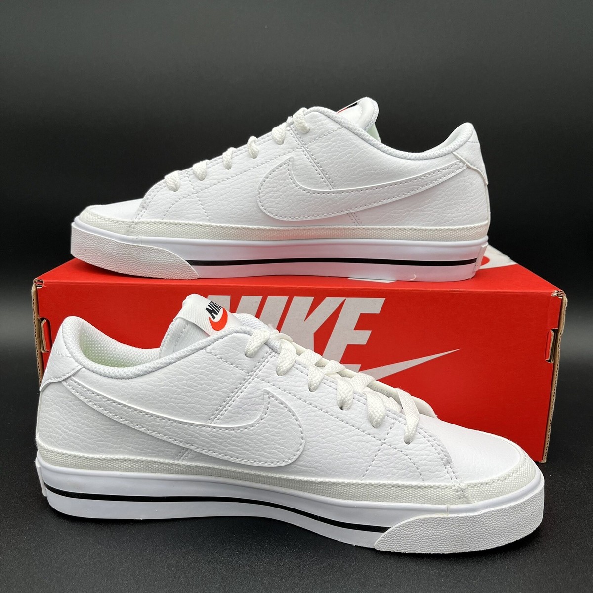 Nike Wmns Court Legacy NN White Black Women Casual Low Top