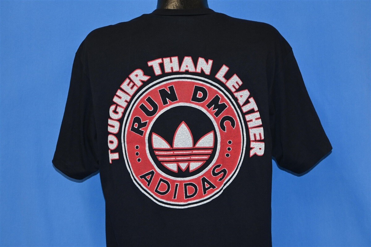 vintage 80s NWT RUN DMC ADIDAS TOUGHER THAN LEATHER TOUR t vintage 80s NWT RUN DMC ADIDAS TOUGHER THAN LEATHER TOUR t