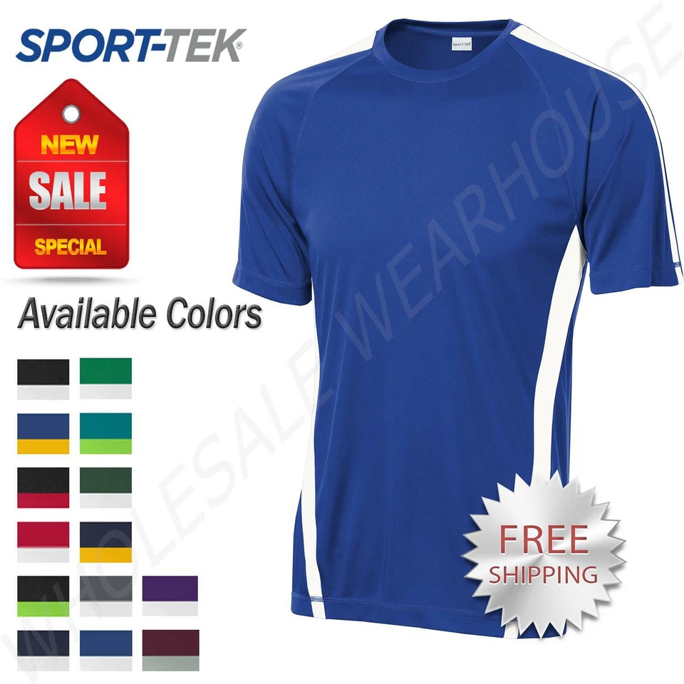 Sport-Tek Men's Colorblock Dry Fit Competitor Moisture Wicking T-Shirt M-ST351