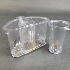 DISCOLORED Cuisinart Custom Prep 9 Food Processor Chute & Pusher DLC-2011