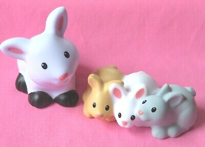 Fisher Price Little People White Farm Easter Rabbit