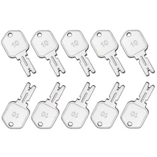 10PK 166 Forklift Key Hyster Heavy Equipment Keys For Clark Yale Komatsu Crown