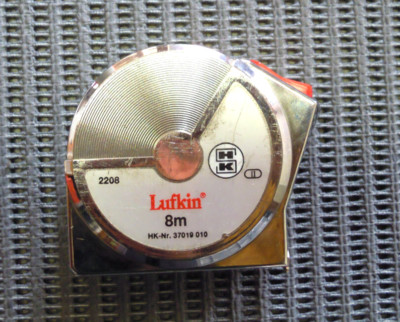 Lufkin Bandmaß Metall mit Gürtelklipp 8m