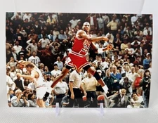 Michael Jordan The Shot Celebration 4x6 Photo 🔥 Bulls vs Cavaliers Playoff