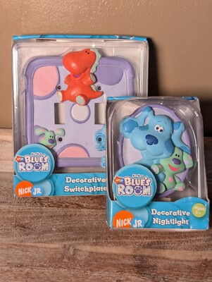 Light Switchplate Cover Decorative Double And Night Light Blue's Clue Nick Jr
