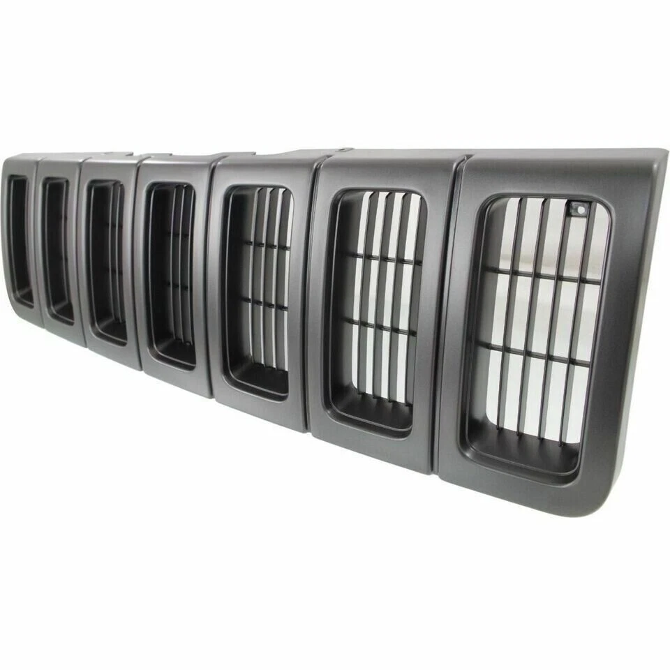 New Front Grille Black Plastic Fits 1996 1997 1998 Jeep Grand Cherokee CH1200193 Foto 4 de 4
