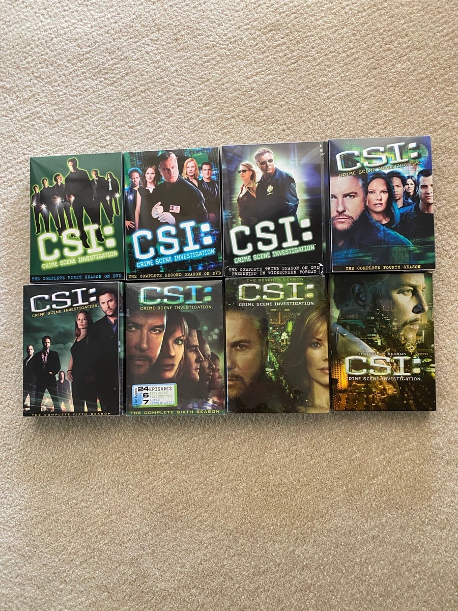CSI: Crime Scene Investigation DVD Seasons 1-8 | eBay