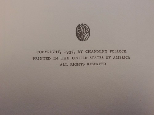 Star Magic Channing Pollock 1933 Romance Love Novel EX-LIB Vintage Hard Cover - Foto 7 di 10