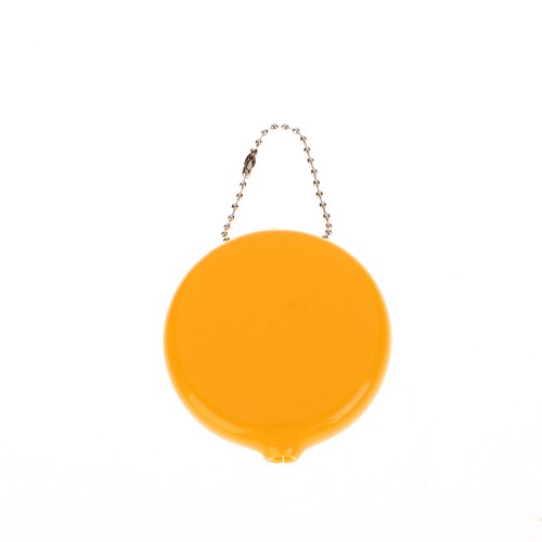 With Lanyard Mini Round Closure Soft Rubber Daily Universal Coin Purse - Picture 3 of 18