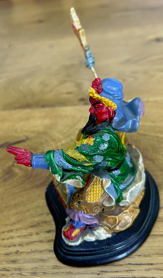 Vintage Figure Of Guan Gong Or Guan Yu Chinese - Image 3 of 4