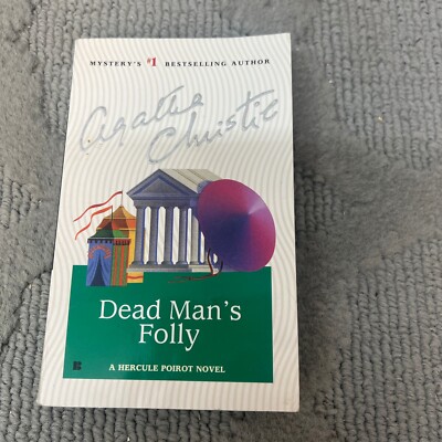 Dead Man's Folly Paperback Book by Agatha Christie from Berkley Books 2000