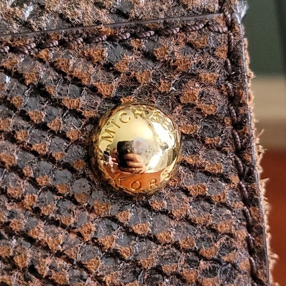 Michael Kors Special Edition Python Embossed Brow… - image 8