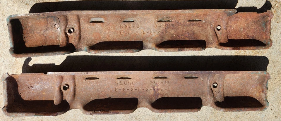 Par de cubiertas de cable de bujía de cabezal de clavo Buick 264 322 1954 1955 1956 264 322 Buick Foto 2 de 2