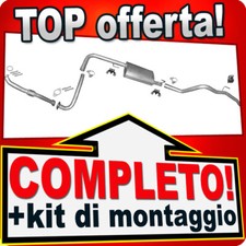 Scarico Completo per NISSAN NAVARA (D40) 2.5 DCI per senza DPF Marmitta