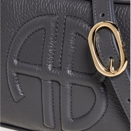 Anine Bing Lil Bag in Gray Leather Crossbody Bag - Picture 4 of 9