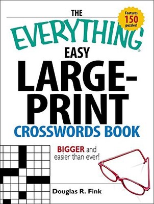 The Everything Easy Large-Print Cro..., Fink, Douglas R