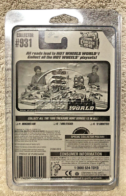 97 CORVETTE 1997 th 1999 TREASURE HUNT limited edition hot wheels