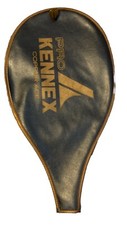 Pro Kennex Copper Ace Tennis Racquet Cover Blue Gold Vintage EUC