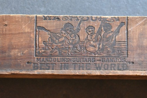 Antigua guitarra mandolina Washburn Banjo Lyon & Healy Chicago caja de envío de madera - Imagen 12 de 16